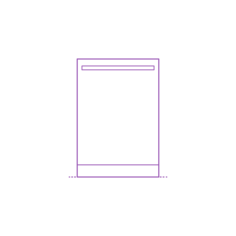 Fixtures Dishwashers Bosch Benchmark Bar Handle Dishwasher 24 Inch Vinyl Cutting Svg File, Free Vectors File